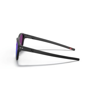 Oakley Latch Low Bridge Fit Matte Black Frame Prizm Violet Lens Sunglasses