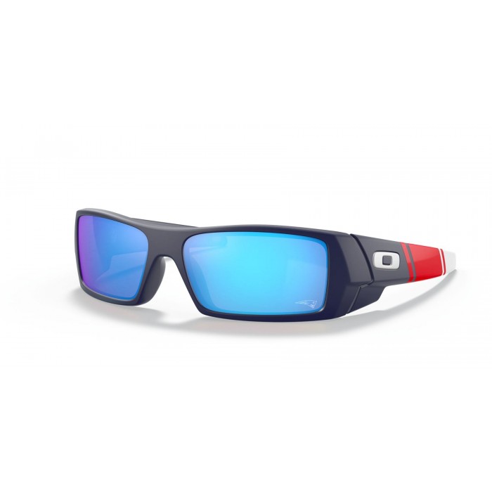 Oakley New England Patriots Gascan Blue Frame Prizm Sapphire Lens Sunglasses