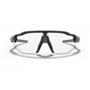 Oakley Radar Ev Advancer Matte Black Frame Clear To Black Iridium Photochromic Lens Sunglasses