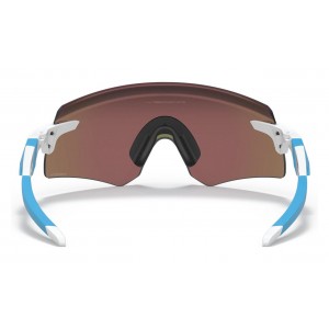 Oakley Encoder Polished White Frame Prizm Sapphire Lens Sunglasses