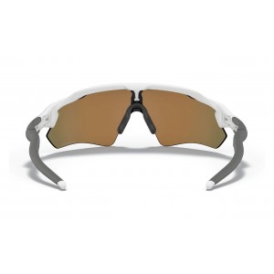 Oakley Radar Ev Path Polished White Frame Prizm Ruby Lens Sunglasses