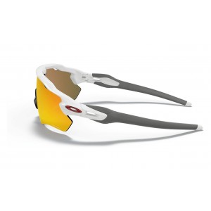 Oakley Radar Ev Path Polished White Frame Prizm Ruby Lens Sunglasses