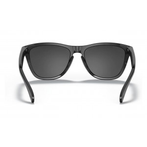 Oakley Frogskins Polished Black Frame Prizm Black Lens Sunglasses