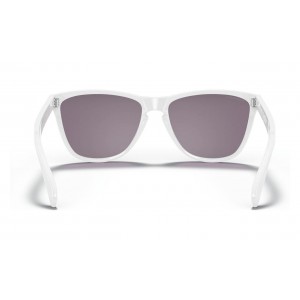 Oakley Frogskins 35Th Anniversary Polished White Frame Prizm Grey Lens Sunglasses