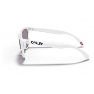Oakley Frogskins 35Th Anniversary Polished White Frame Prizm Grey Lens Sunglasses