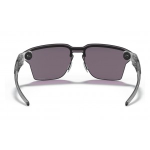 Oakley Lugplate Satin Black Frame Prizm Grey Lens Sunglasses
