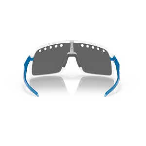 Oakley Sutro Eyeshade Heritage Colors Collection Polished White Frame Prizm Black Lens Sunglasses