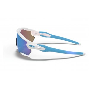 Oakley Radar Ev Xs Path Youth Fit Polished White Frame Sapphire Iridium Lens Sunglasses