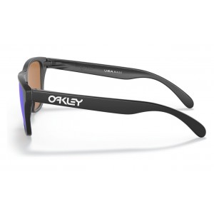 Oakley Frogskins Xs Youth Fit Matte Black Frame Prizm Prizm Violet Lens Sunglasses