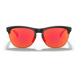 Oakley Frogskins Lite Maverick Vinales Signature Series Matte Black Ink Frame Prizm Ruby Lens Sunglasses