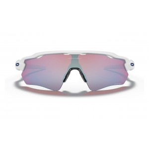 Oakley Radar Ev Path Polished White Frame Prizm Snow Sapphire Lens Sunglasses
