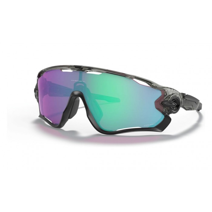 Oakley Jawbreaker Grey Ink Frame Prizm Road Jade Lens Sunglasses