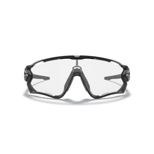 Oakley Jawbreaker Polished Black Frame Clear To Black Iridium Photochromic Lens Sunglasses