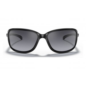 Oakley Cohort Polished Black Frame Grey Gradient Polarized Lens Sunglasses