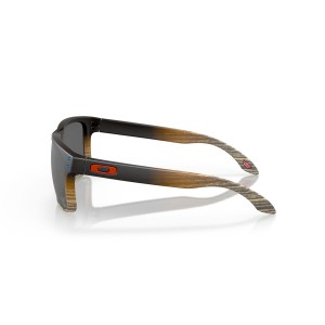 Oakley Holbrook Mlb New York Mets Pine Tar Light Blue Red Frame Prizm Black Lens Sunglasses