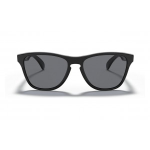 Oakley Frogskins Xs Youth Fit Polished Black Frame Grey Lens Sunglasses