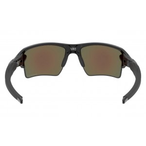 Oakley Flak 2.0 Xl Polished Black Frame Prizm Sapphire Polarized Lens Sunglasses
