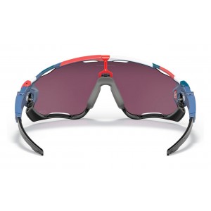 Oakley Jawbreaker Tour De France Collection Matte Poseidon Frame Prizm Road Black Lens Sunglasses