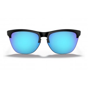 Oakley Frogskins Lite Matte Black Frame Prizm Sapphire Lens Sunglasses