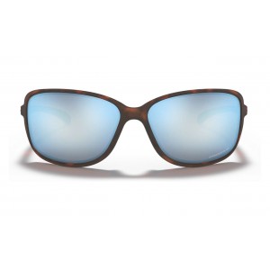 Oakley Cohort Matte Brown Tortoise Frame Prizm Deep Water Polarized Lens Sunglasses
