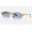 Ray Ban Clubround Marble RB4246 Gradient + Wrinkled Beige Frame Light Blue Gradient Lens Sunglasses