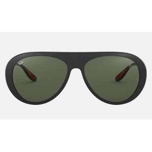 Ray Ban RB4310 Scuderia Ferrari Collection Green Classic Black Sunglasses