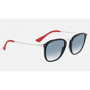 Ray Ban Scuderia Ferrari Collection RB2448 Light Blue Gradient Black Sunglasses
