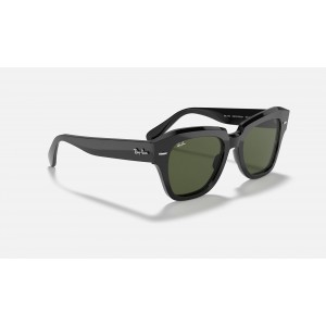 Ray Ban State Street RB2186 Green Classic G-15 Black Sunglasses