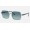 Ray Ban Square Ii RB1973 Blue Gradient Transparent Green Sunglasses