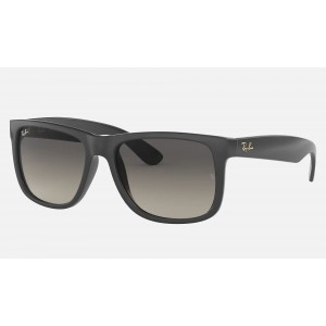 Ray Ban Justin Collection RB4165 Grey Gradient Grey Sunglasses