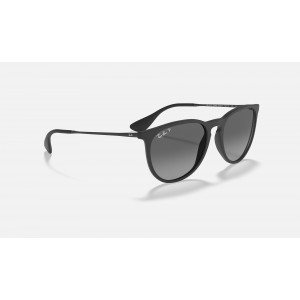 Ray Ban Erika Color Mix RB4171 Polarized Gradient + Black Frame Grey Gradient Lens Sunglasses