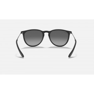 Ray Ban Erika Color Mix RB4171 Polarized Gradient + Black Frame Grey Gradient Lens Sunglasses