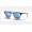Ray Ban Clubmaster Flash Lenses RB3016 Tortoise Frame Blue Flash Lens Sunglasses