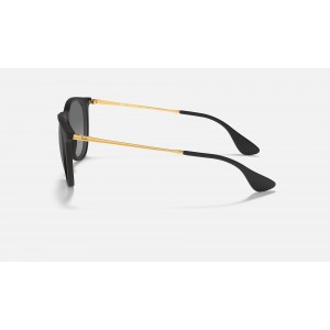 Ray Ban Erika @Collection RB4171 Polarized Gradient + Black Frame Black Lens Sunglasses
