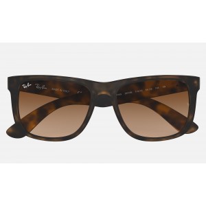 Ray Ban Justin Classic RB4165 Gradient + Tortoise Frame Brown Gradient Lens Sunglasses