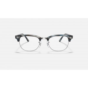 Ray Ban Clubmaster Optics RB5154 Demo Lens + Blue Frame Clear Lens Sunglasses