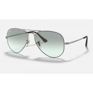 Ray Ban RB3689 Washed Evolve Green Photochromic Evolve Silver Sunglasses