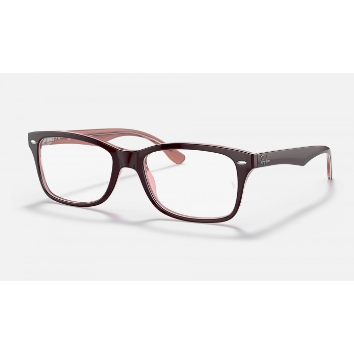 Ray Ban The Timeless RB5228 Demo Lens + Transparent Brown Frame Clear Lens Sunglasses
