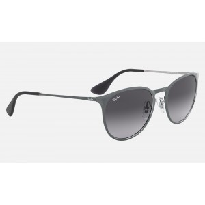 Ray Ban Erika Metal RB3539 Gradient + Grey Frame Grey Gradient Lens Sunglasses