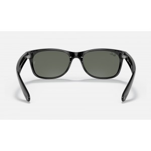Ray Ban New Wayfarer Classic Low Bridge Fit RB2132 Classic G-15 + Black Frame Green Classic G-15 Lens Sunglasses