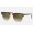 Ray Ban Clubmaster Flash Lenses Gradient RB3016 Gradient Flash + Tortoise Frame Green Gradient Flash Lens Sunglasses