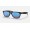 Ray Ban New Wayfarer Flash RB2132 Black Frame Blue Flash Lens Sunglasses