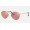 Ray Ban Round Flat Lenses RB3447 Flash + Gold Frame Copper Flash Lens Sunglasses
