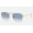 Ray Ban Round Frank Legend RB3857 Gradient + Gold Frame Light Blue Gradient Lens Sunglasses