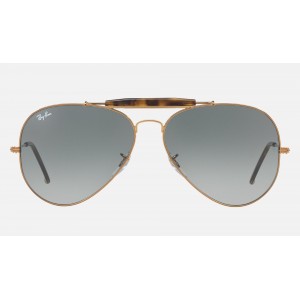 Ray Ban Outdoorsman Ii RB3029 Gray Gradient Bronze- Copper Sunglasses