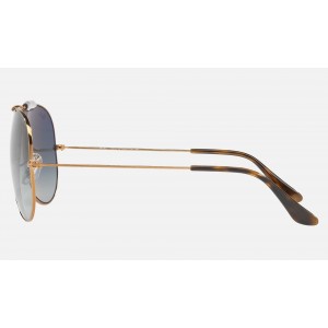 Ray Ban Outdoorsman Ii RB3029 Gray Gradient Bronze- Copper Sunglasses