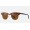 Ray Ban Clubmaster Fleck RB3016 Classic B-15 + Tortoise Frame Brown Classic B-15 Lens Sunglasses
