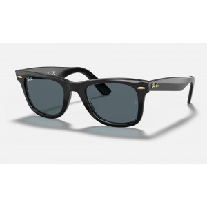 Ray Ban Meteor Classic RB2168 Blue Classic Black Sunglasses