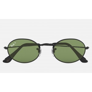 Ray Ban Round Oval @Collection RB3547 Polarized Classic G-15 + Black Frame Green Classic G-15 Lens Sunglasses