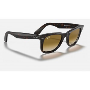 Ray Ban Original Wayfarer Classic RB2140 Light Brown Gradient Tortoise Sunglasses